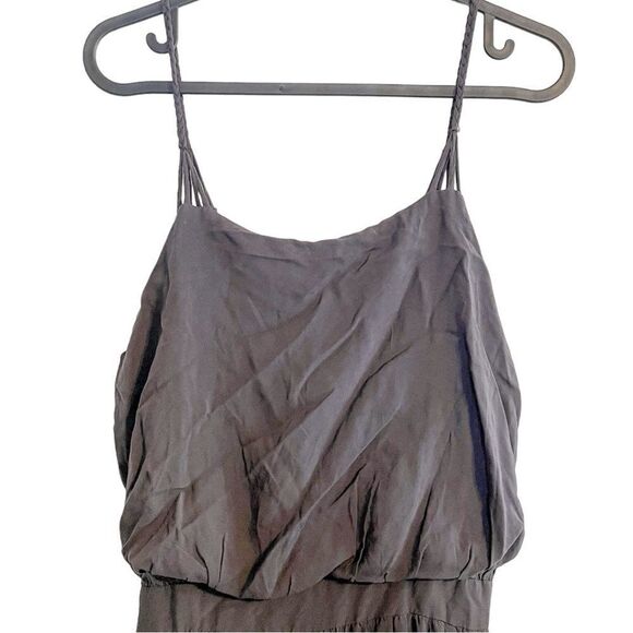 Free People Tiered Maxi Dress in Dark Grey XS - Picture 5 of 8